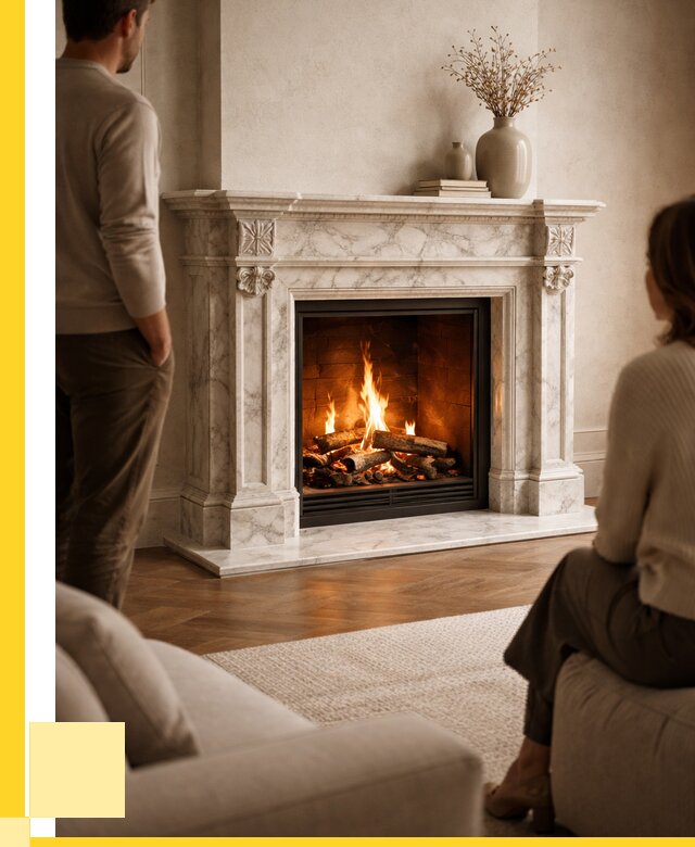 Мраморные камины под ключ в Шадринске от 258525 р. | ЭриданШдр