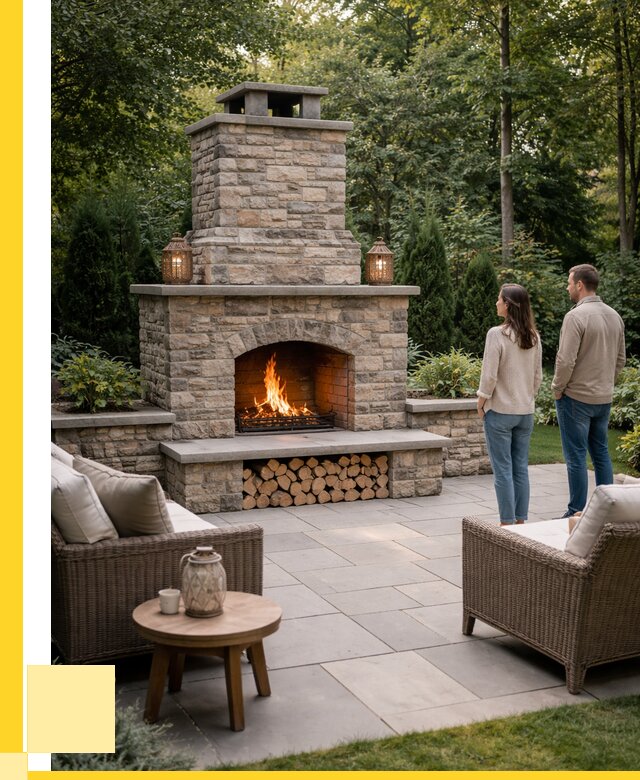 Уличные камины из кирпича в Шадринске от 155115 р. | ЭриданШдр