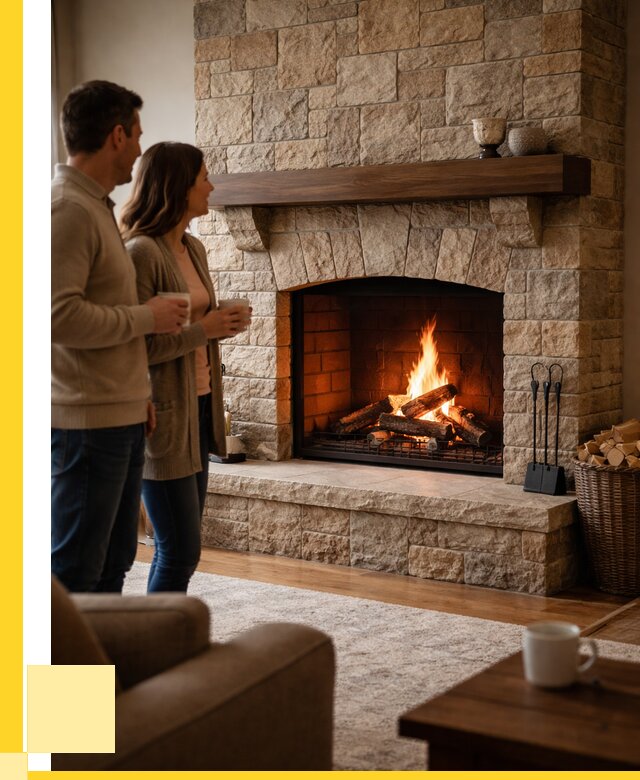 Каменные камины на заказ в Шадринске от 186138 р. | ЭриданШдр