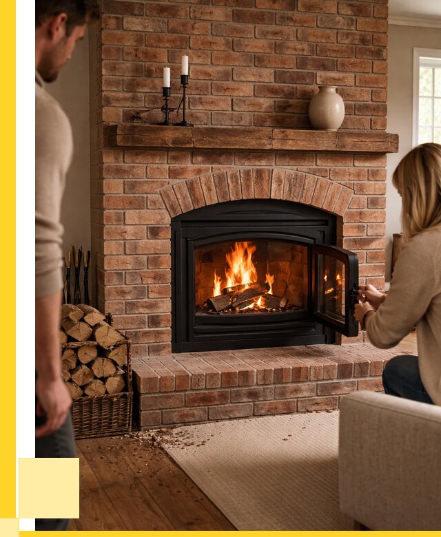 Кирпичные камины под ключ в Шадринске от 155115 р. | ЭриданШдр