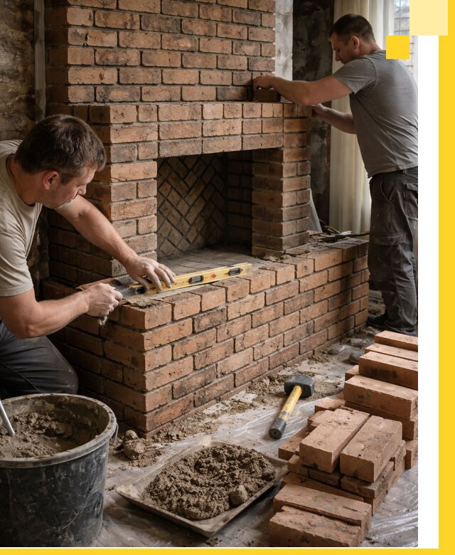 Изготовление и установка кирпичных каминов в Шадринске