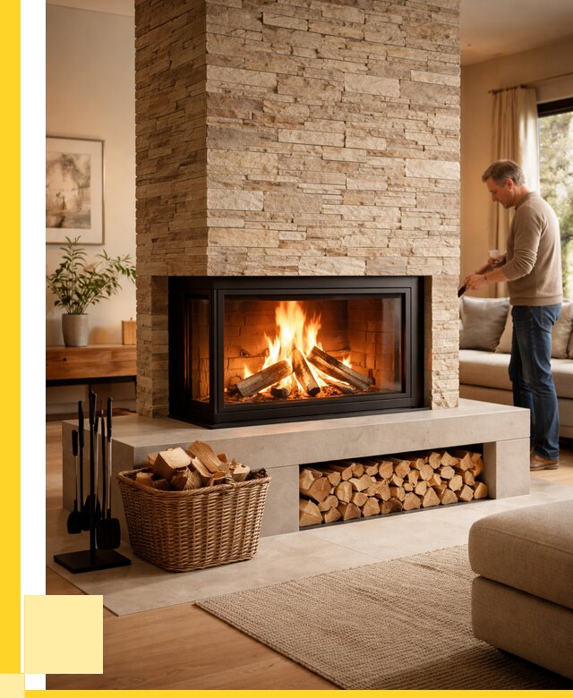 Дровяной камин под ключ в Шадринске от 206820 р. | ЭриданШдр