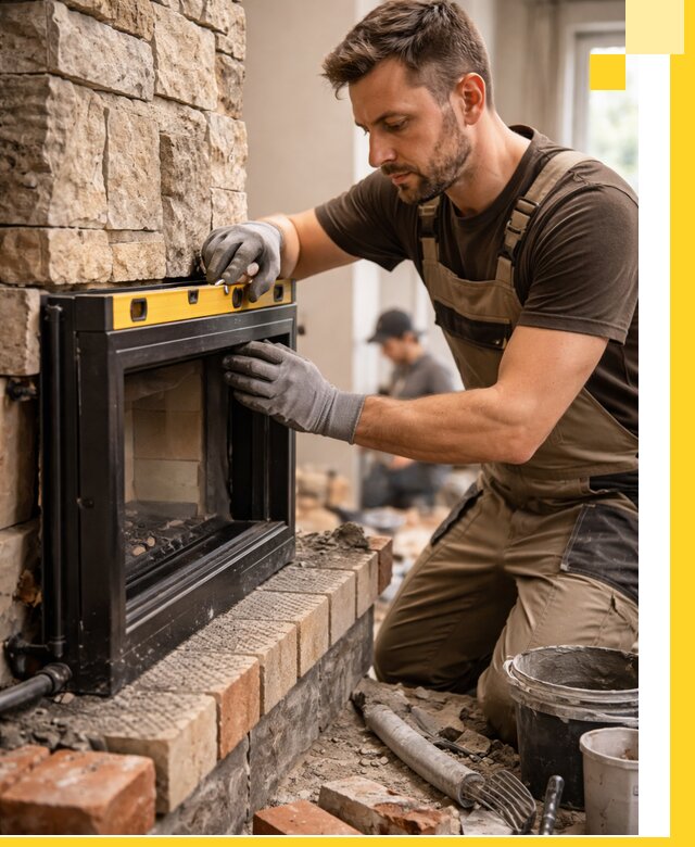 Дровяные камины под ключ в Шадринске: монтаж, обустройство