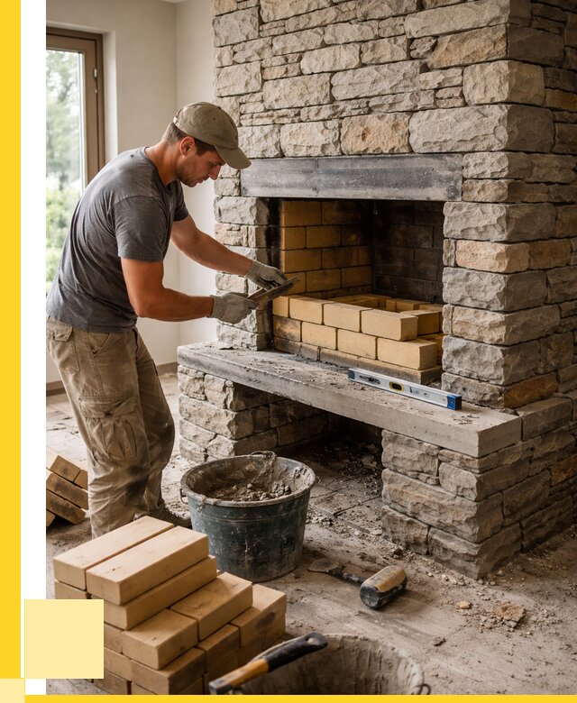 Кладка каминов и камина в Шадринске от 25853 р. ЭриданШдр