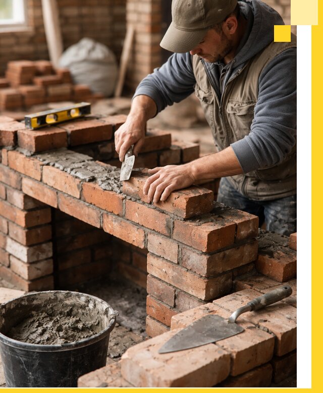 Кладка каминов под ключ в Шадринске профессиональная отделка и монтаж