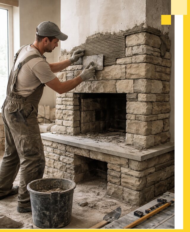 Строительство каминов под ключ в Шадринске от проектирования до монтажа