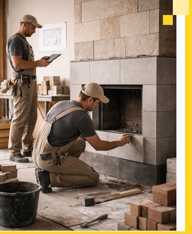 Индивидуальные проекты каминов и каминных систем в Шадринске