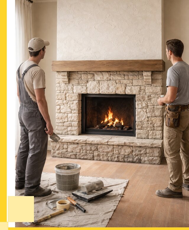 Отделка каминов в Шадринске от 6722 р. под ключ | ЭриданШдр