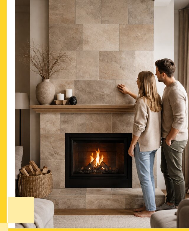 Облицовка каминов керамогранитом в Шадринске от 4653 р. | ЭриданШдр