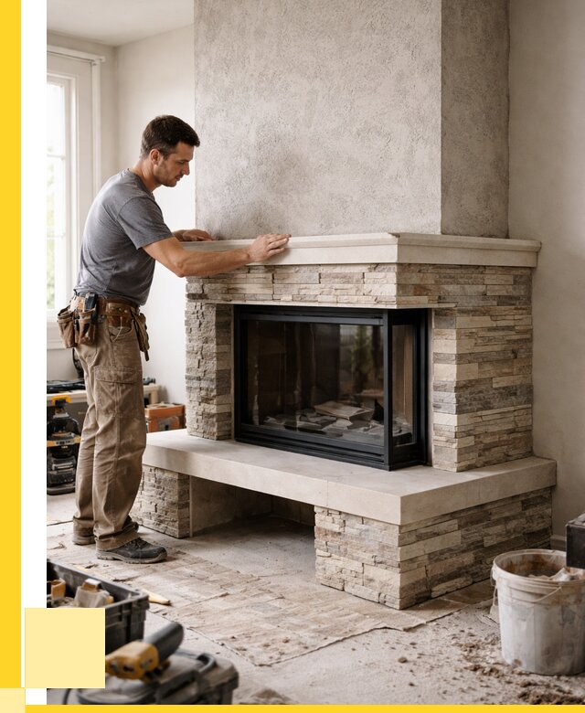 Изготовление каминов под ключ в Шадринске от 155115 р. | ЭриданШдр