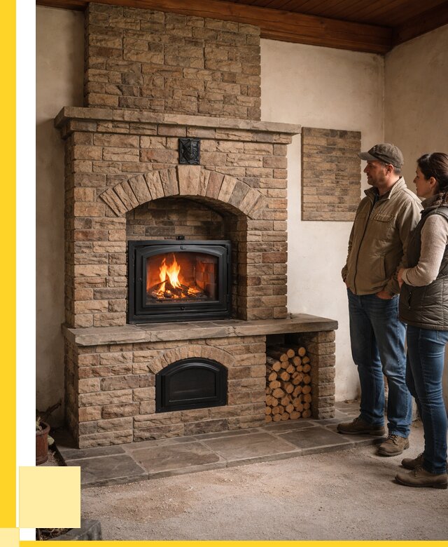 Кирпичная печь под ключ в Шадринске от 155115 р. | ЭриданШдр