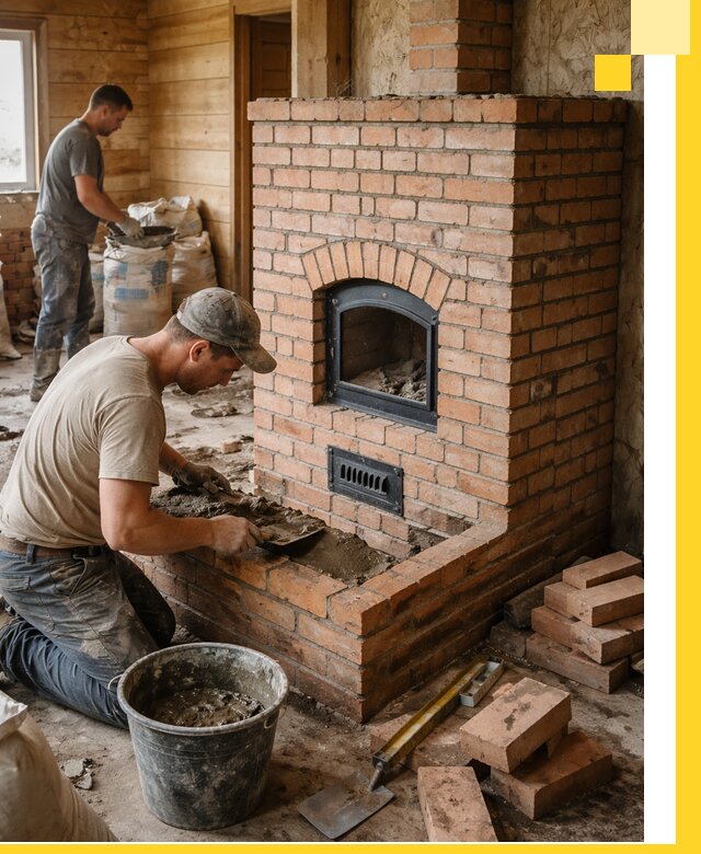 Профессиональное строительство печей в Шадринске под ключ