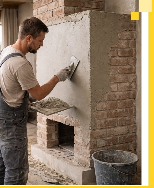 Отделка печей и облицовка каминов в Шадринске под ключ