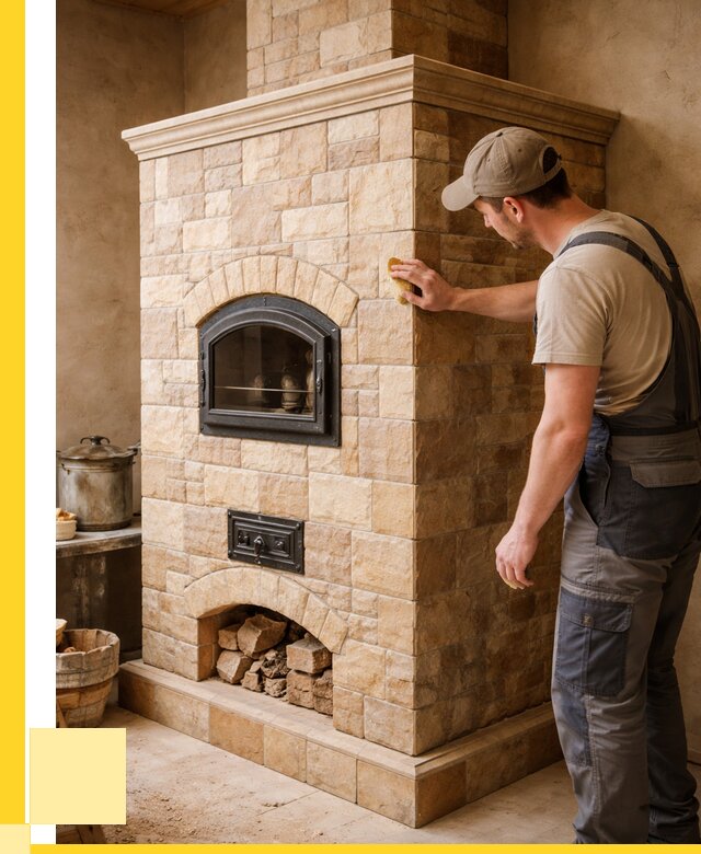 Облицовка печей в Шадринске от 4653 р. под ключ | ЭриданШдр