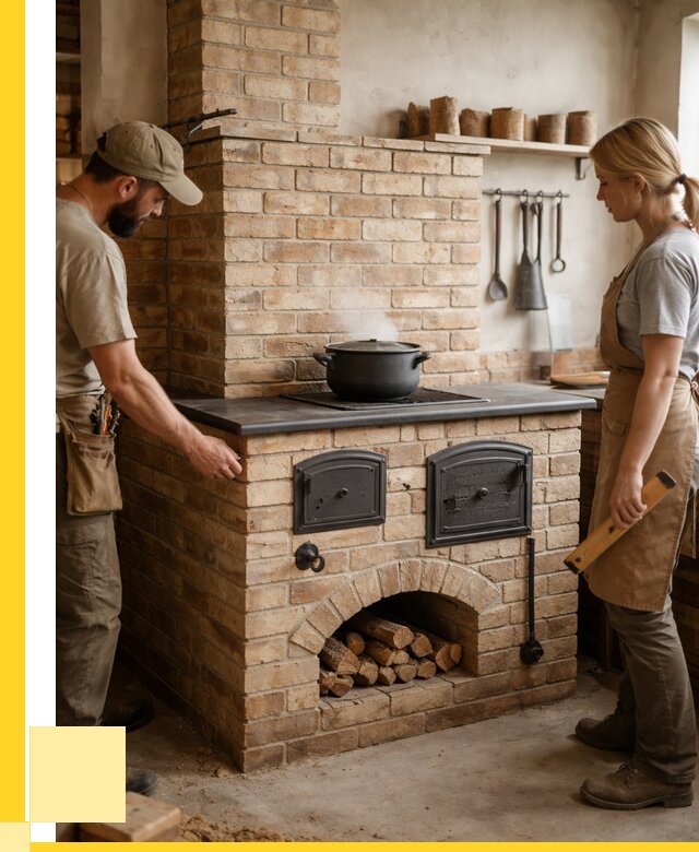 Варочно отопительные печи в Шадринске от 93069 р. | ЭриданШдр