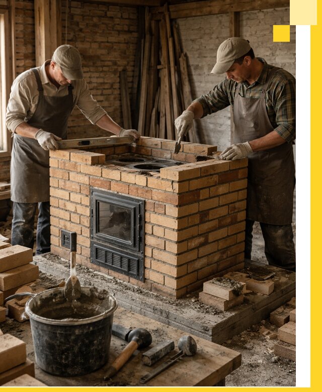 Изготовление и установка варочных печей под ключ в Шадринске