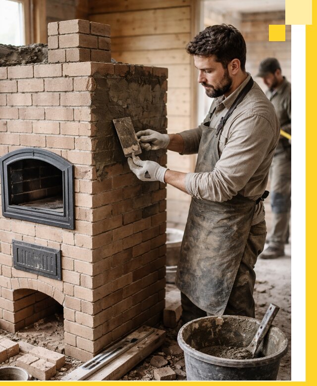 Изготовление и установка печей-шведок под ключ в Шадринске