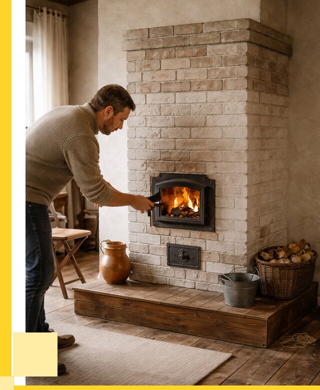 Печь голландка из кирпича в Шадринске от 87899 р. | ЭриданШдр