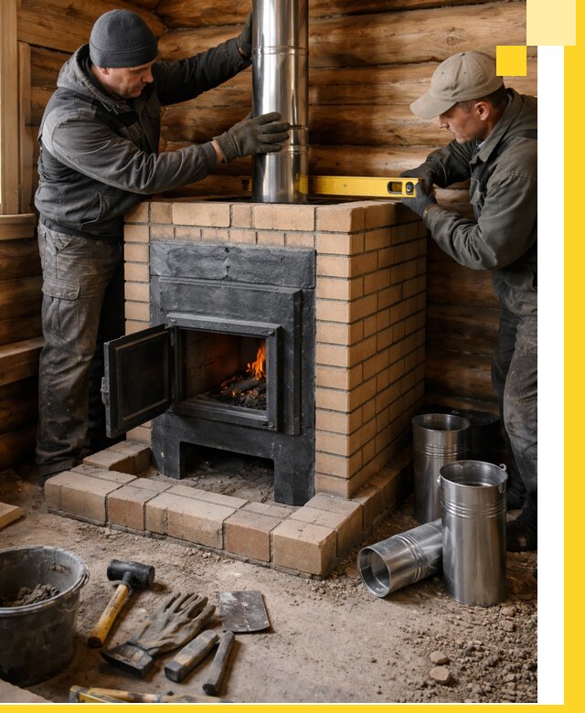 Проектирование, изготовление и установка банных печей в Шадринске