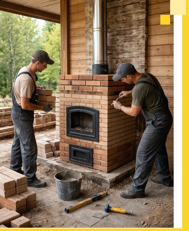 Производство и установка дачных печей под ключ в Шадринске