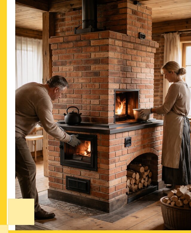 Печи для загородного дома под ключ в Шадринске от 82728 р. | ЭриданШдр