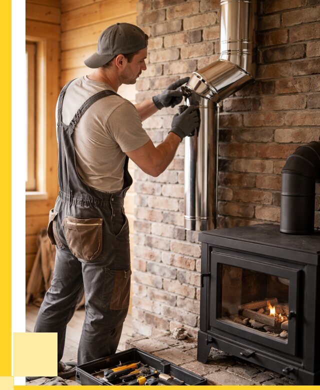 Монтаж дымоходов для печей в Шадринске от 7756 р. | ЭриданШдр