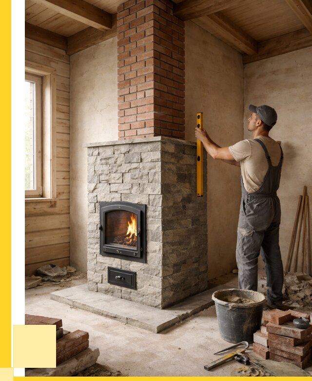 Печи и дымоходы под ключ в Шадринске от 46535 р., ЭриданШдр