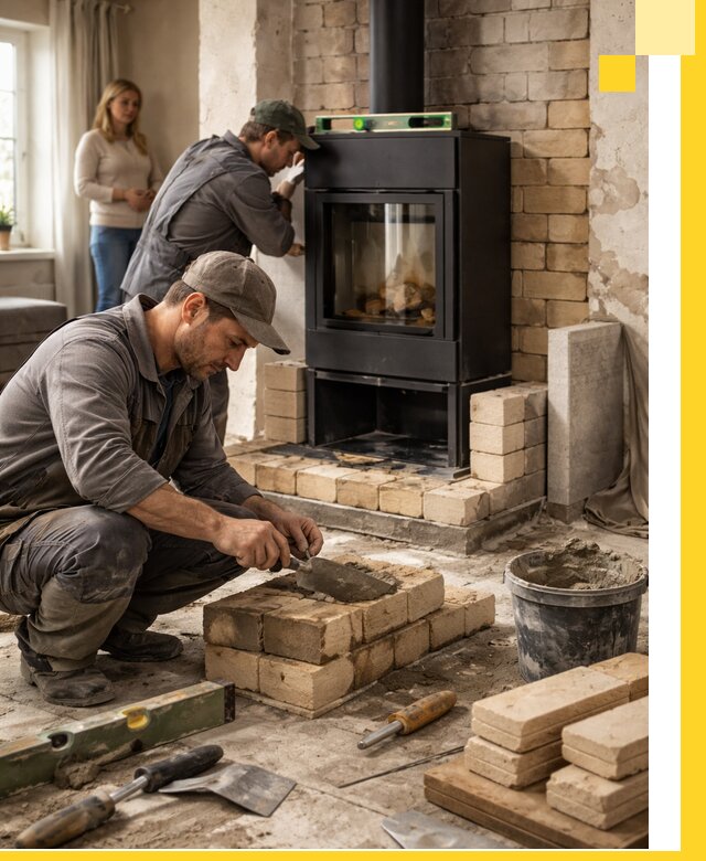 Печи и камины под ключ: проект, установка в Шадринске