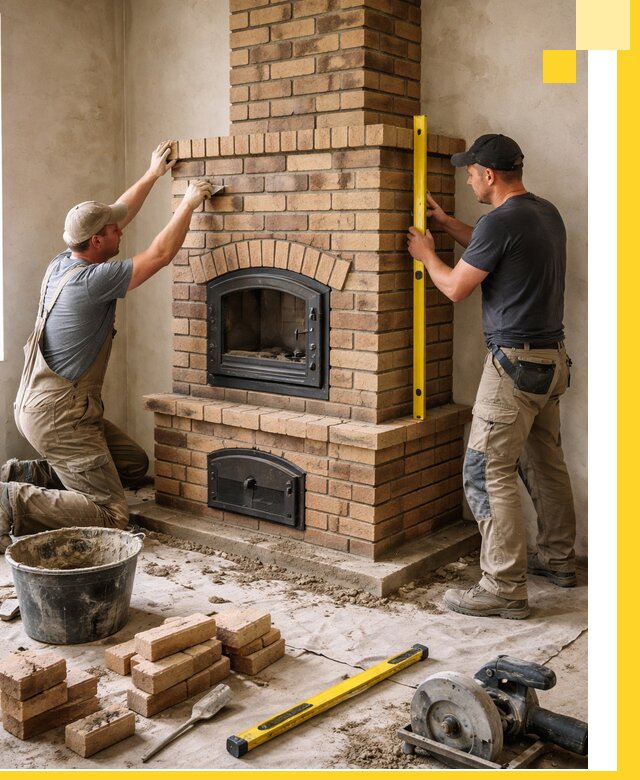 Продажа и установка печей и каминов для дома под ключ в Шадринске