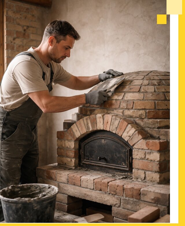 Изготовление и монтаж помпейских печей на заказ в Шадринске