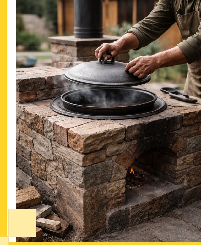 Печи для казана в Шадринске по цене от 18614 р. | ЭриданШдр