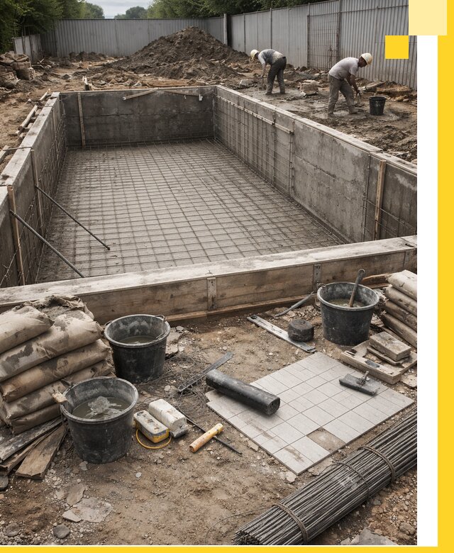 Строительство бассейнов под ключ в Шадринске, дизайн и монтаж