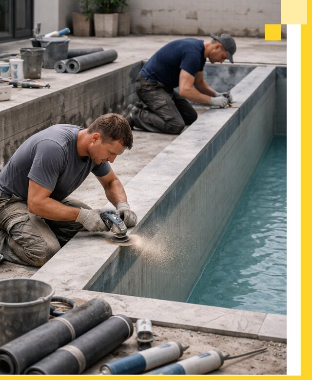 Профессиональный ремонт бассейнов под ключ в Шадринске