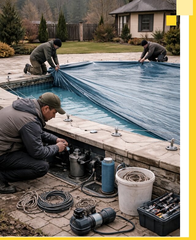 Консервация бассейнов в Шадринске: подготовка к длительному хранению