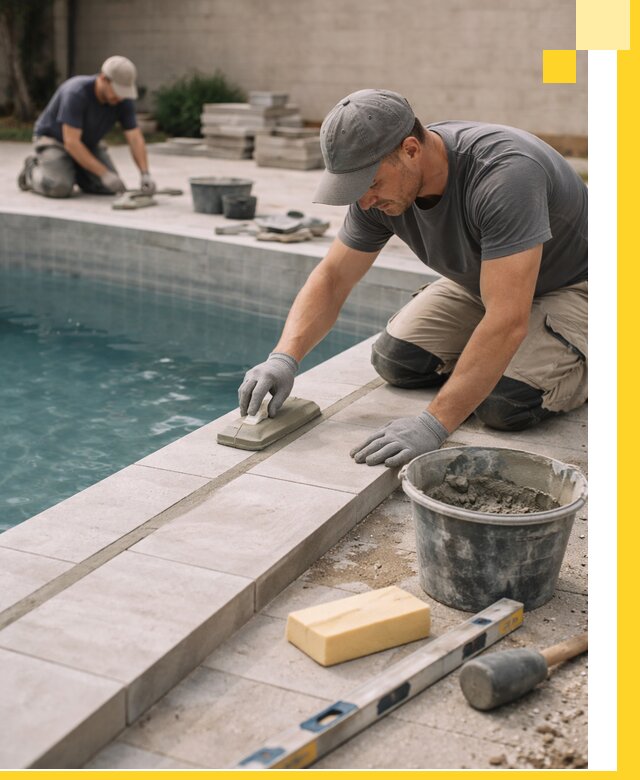 Отделка бассейнов в Шадринске: декоративная отделка и гидроизоляция