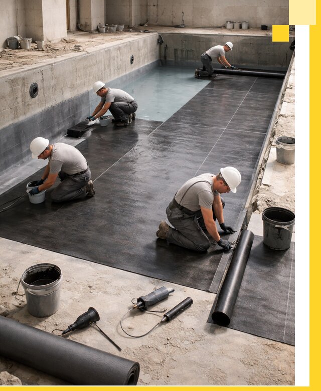 Профессиональная гидроизоляция бассейнов и чаш в Шадринске под ключ