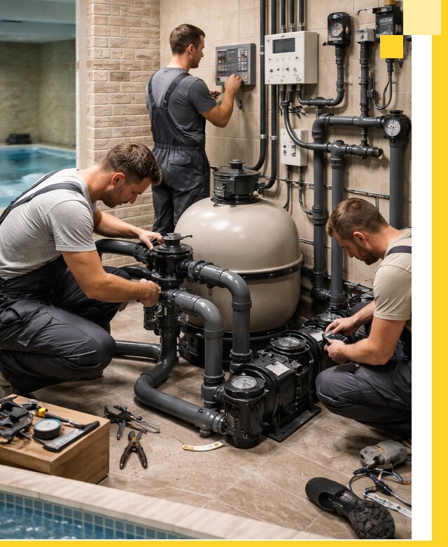 Комплексное оборудование для бассейнов под ключ в Шадринске