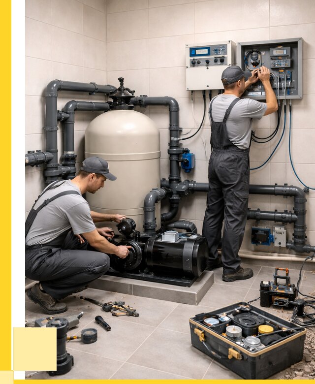 Монтаж оборудования для бассейнов в Шадринске от 41364 р. | ЭриданШдр