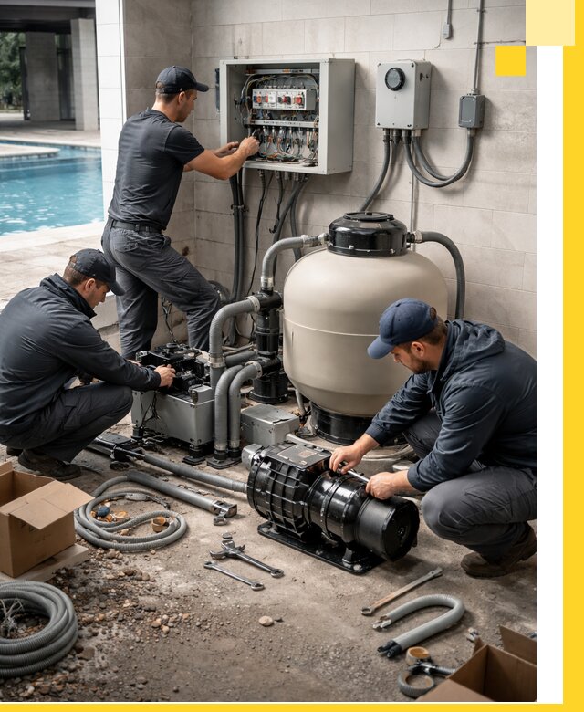 Профессиональный монтаж оборудования для бассейнов в Шадринске