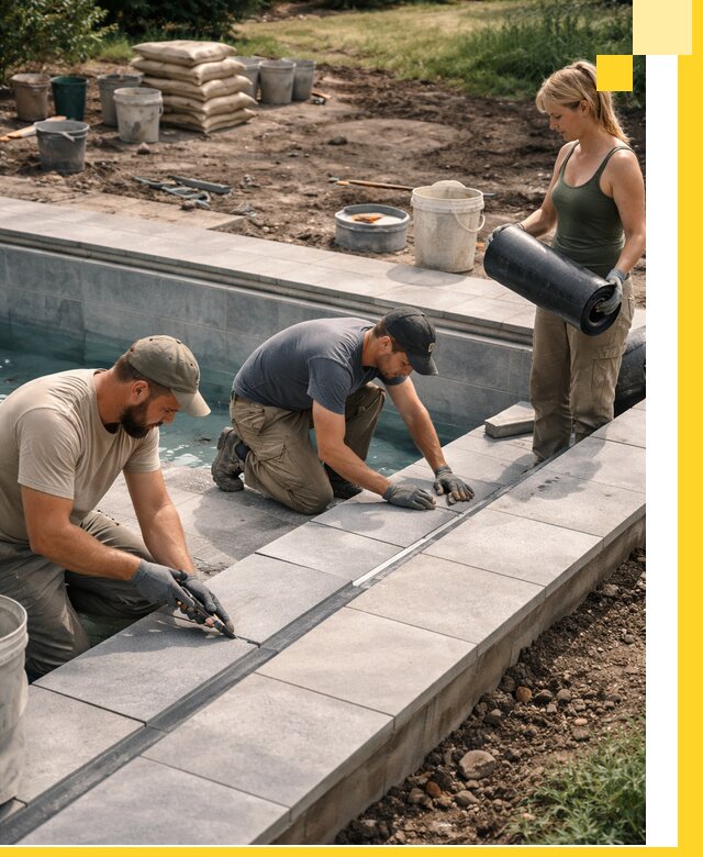 Строительство и монтаж уличных бассейнов под ключ в Шадринске