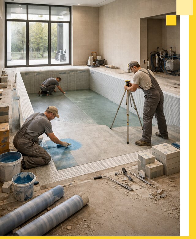 Проект и строительство закрытых бассейнов в Шадринске под ключ