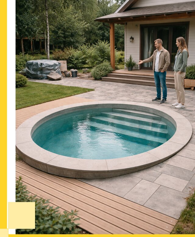 Бассейн на даче под ключ в Шадринске от 206820 р., ЭриданШдр