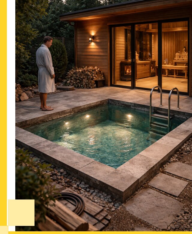 Бани с бассейном под ключ в Шадринске от 98240 р. | ЭриданШдр