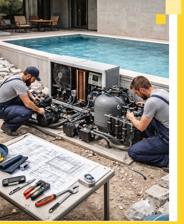 Проектирование и монтаж бассейнов с подогревом в Шадринске