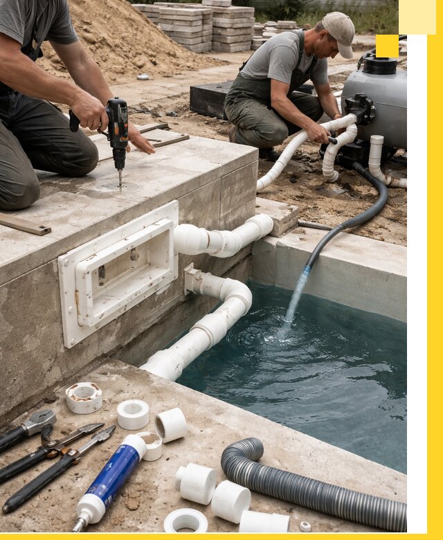 Строительство скиммерных бассейнов под ключ в Шадринске