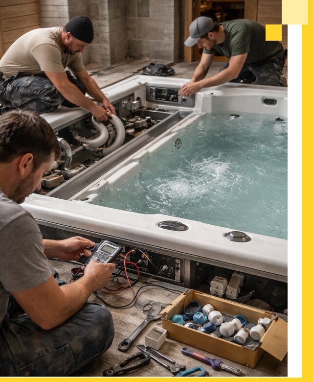 Гидромассажные бассейны под ключ в Шадринске, дизайн и монтаж