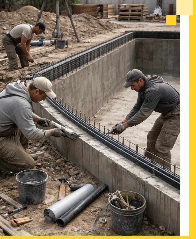 Качественный монтаж чаши бассейна в Шадринске под ключ с гарантией