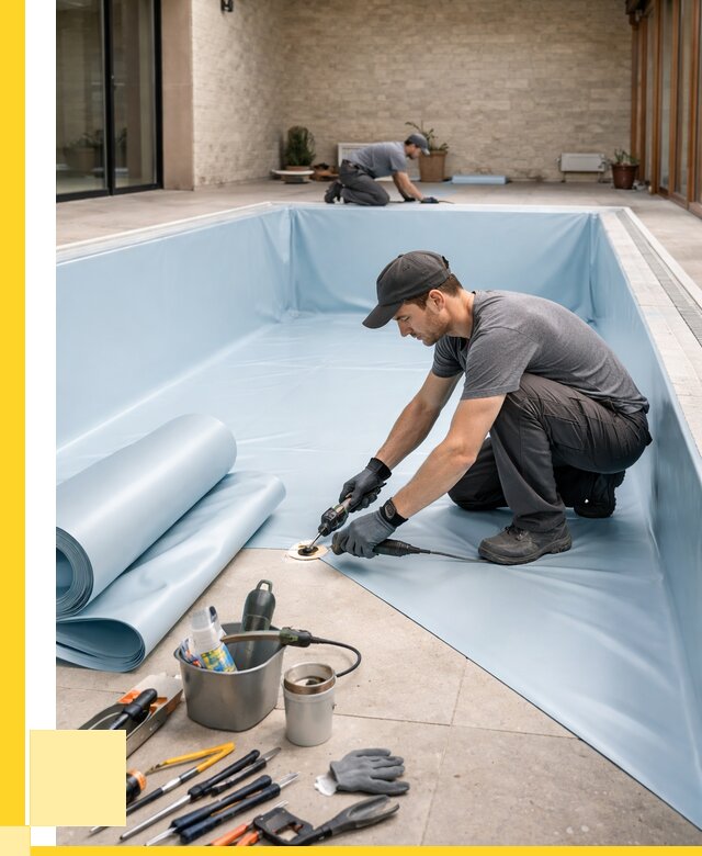 Пленка ПВХ для бассейнов в Шадринске от 2585 р. | ЭриданШдр