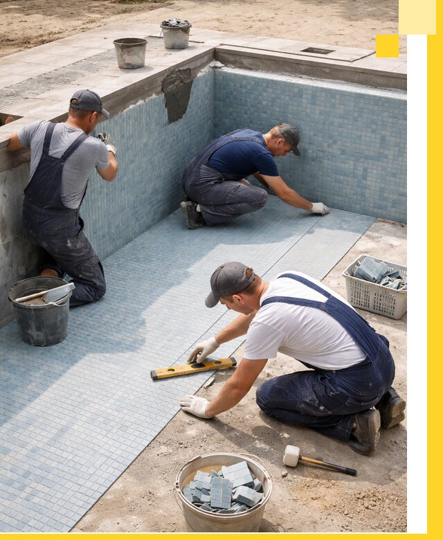 Укладка и установка плитки для бассейнов под ключ в Шадринске