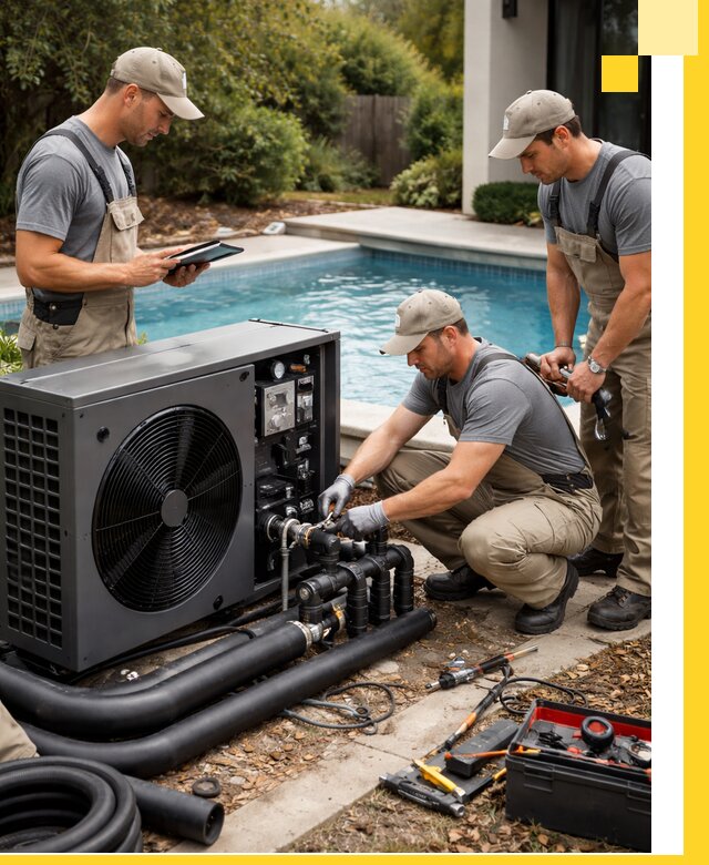 Проектирование и установка тепловых насосов для бассейнов в Шадринске